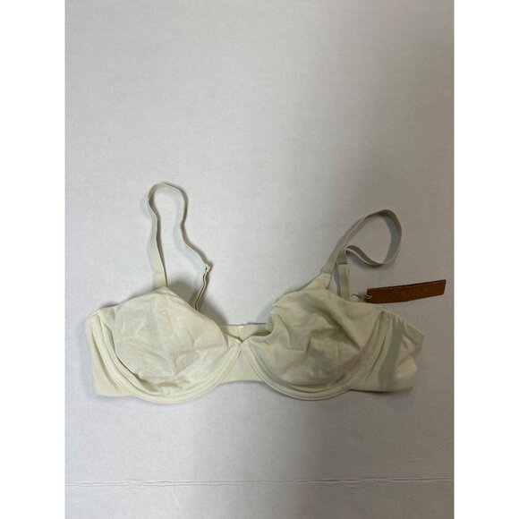 SKIMS Cotton Jersey T-Shirt Bra Bone Size 36D NWT - Picture 4 of 7